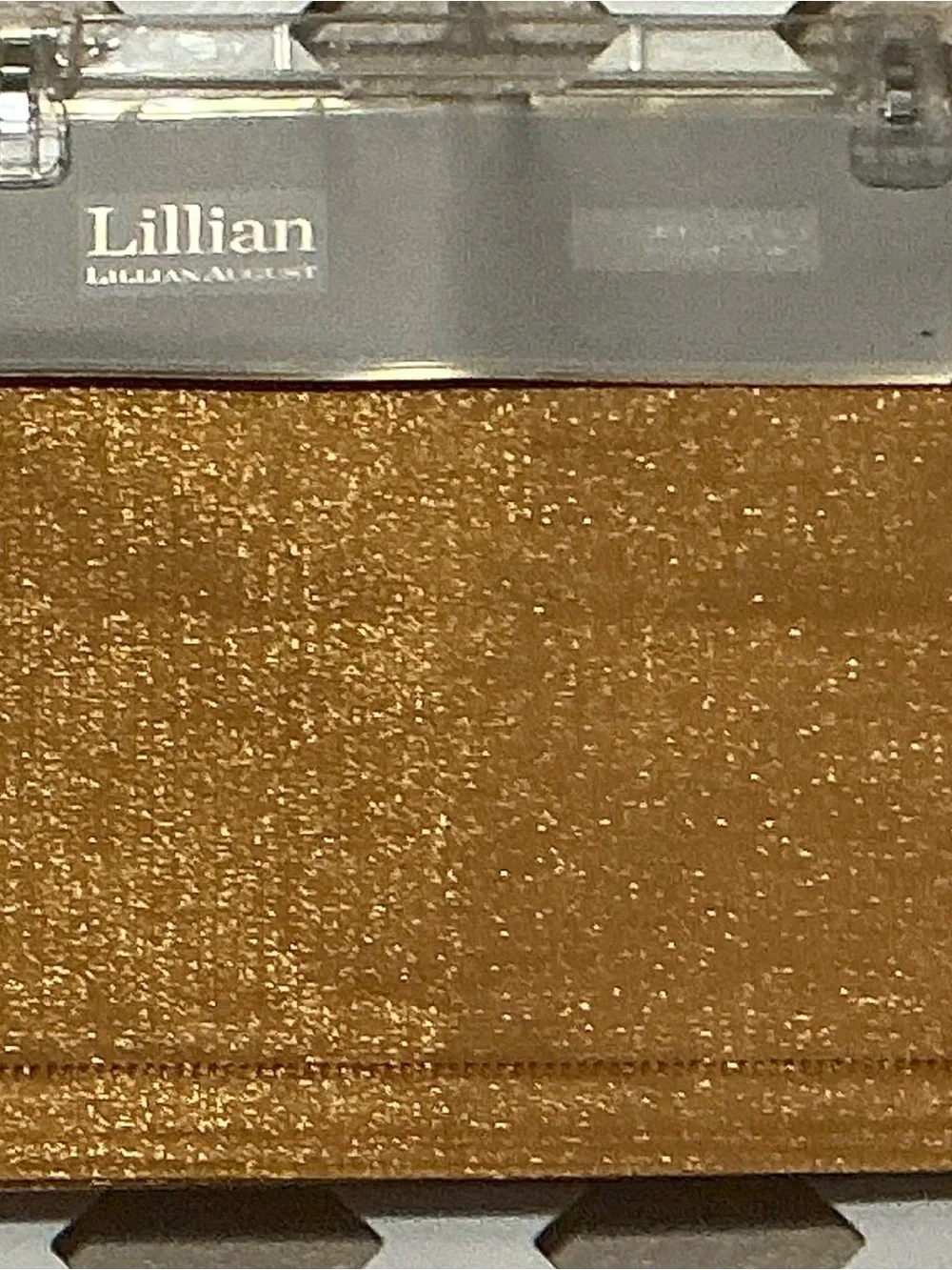 Gold Metallic Shimmer Placemats with Cutout Accents